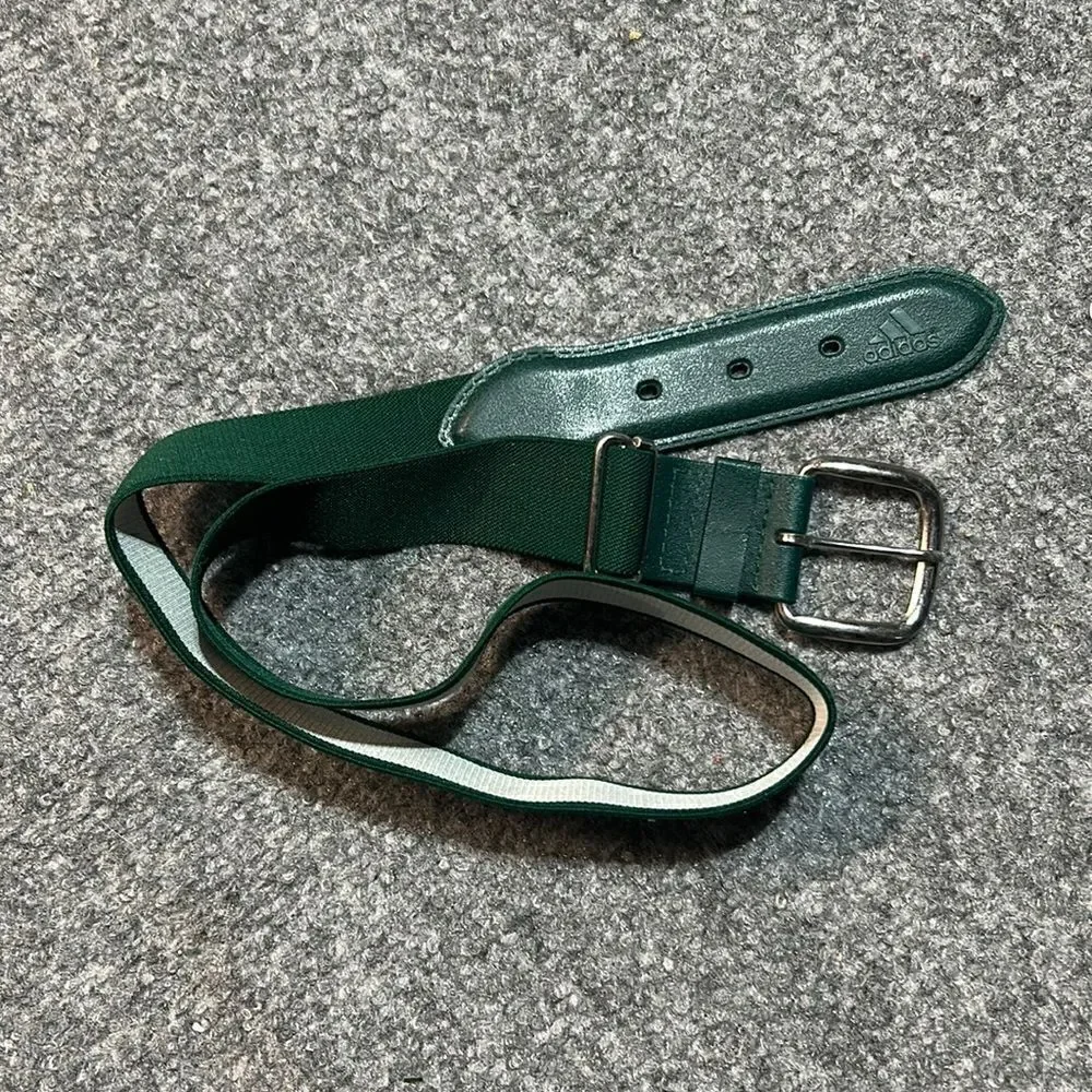 Kids Green Baseball Belt